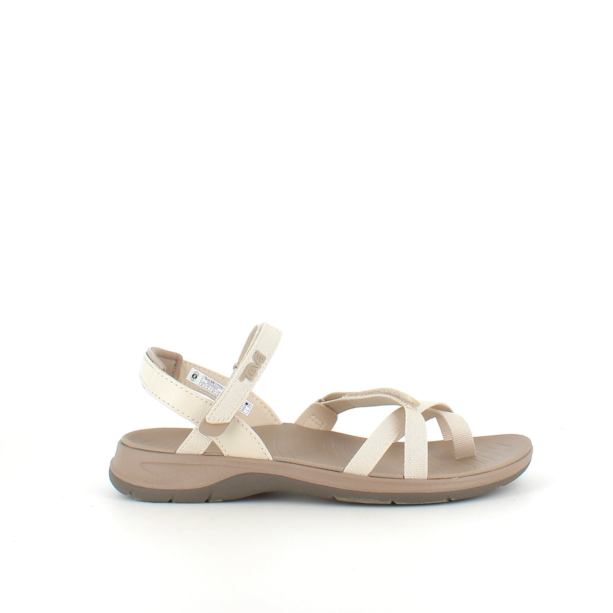 Beige Teva Tirra sandal med svangstøtte og let stødabsorbering