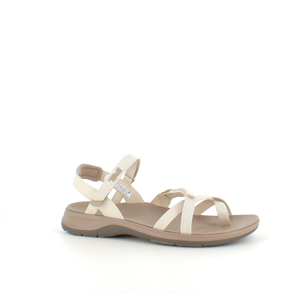 Beige Teva Tirra sandal med svangstøtte og let stødabsorbering