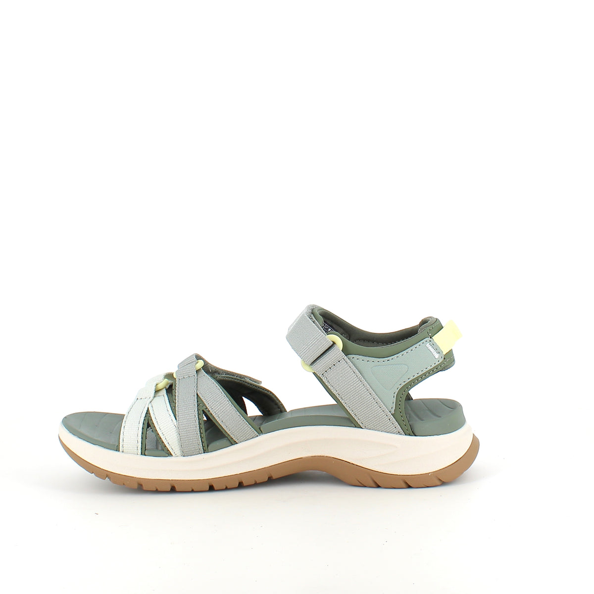 Grøn Teva sandal med svangstøtte og ekstra komfort