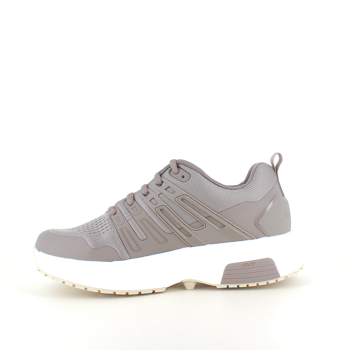 Gaitline Advance Lite – Stødabsorberende komfort i beige med hvid bund