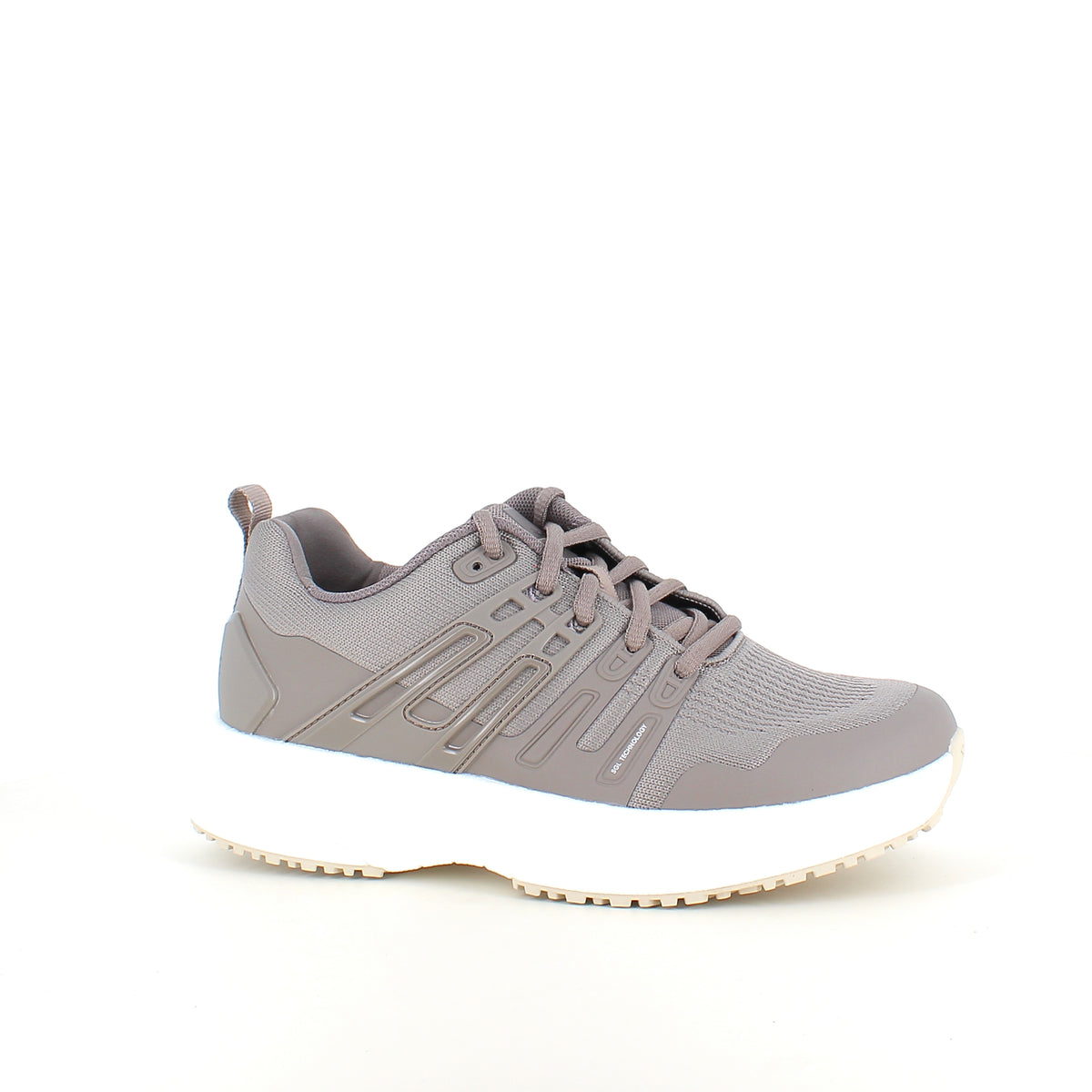 Gaitline Advance Lite – Stødabsorberende komfort i beige med hvid bund