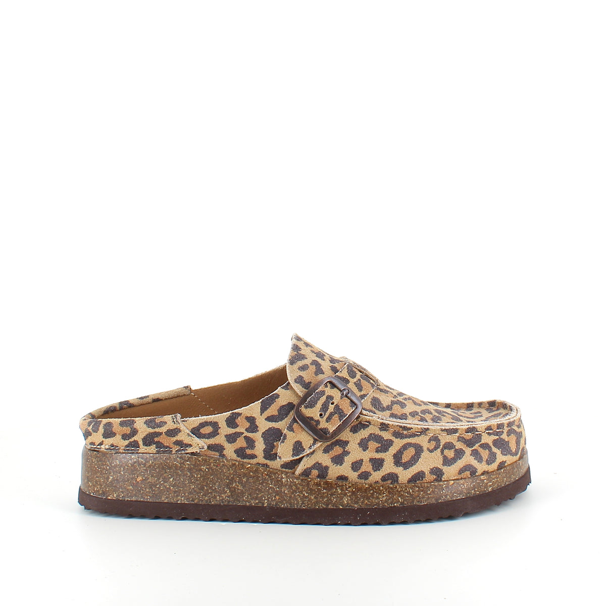 Loafer i leopardmønster
