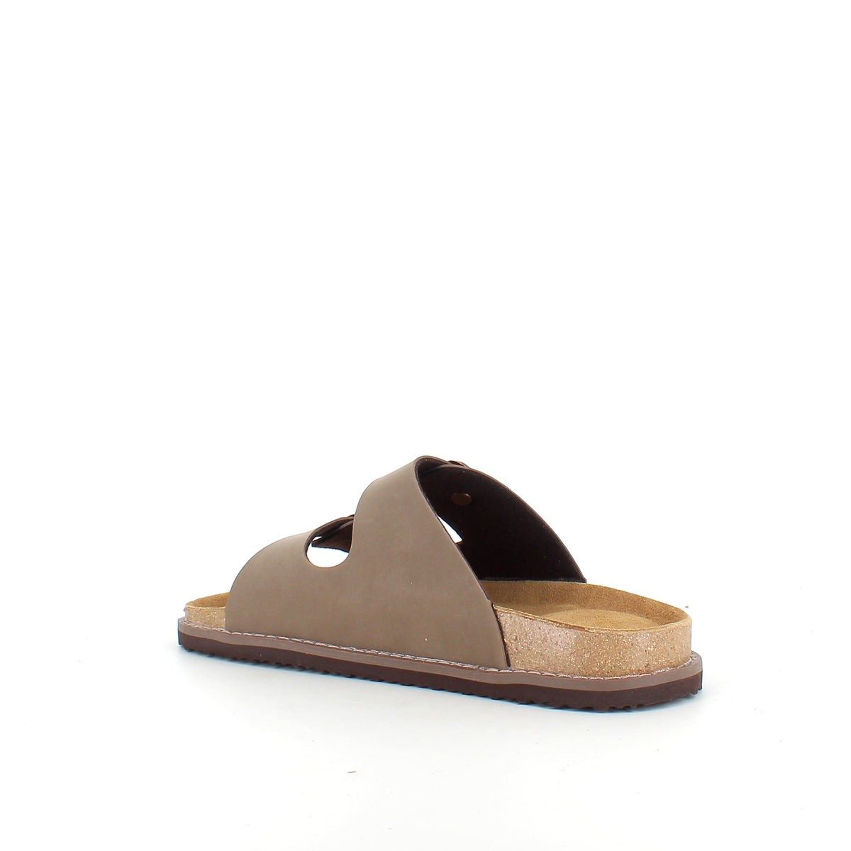 Slip on biosandal i brun – blød komfort & støtte fra Sygeplejebutikken