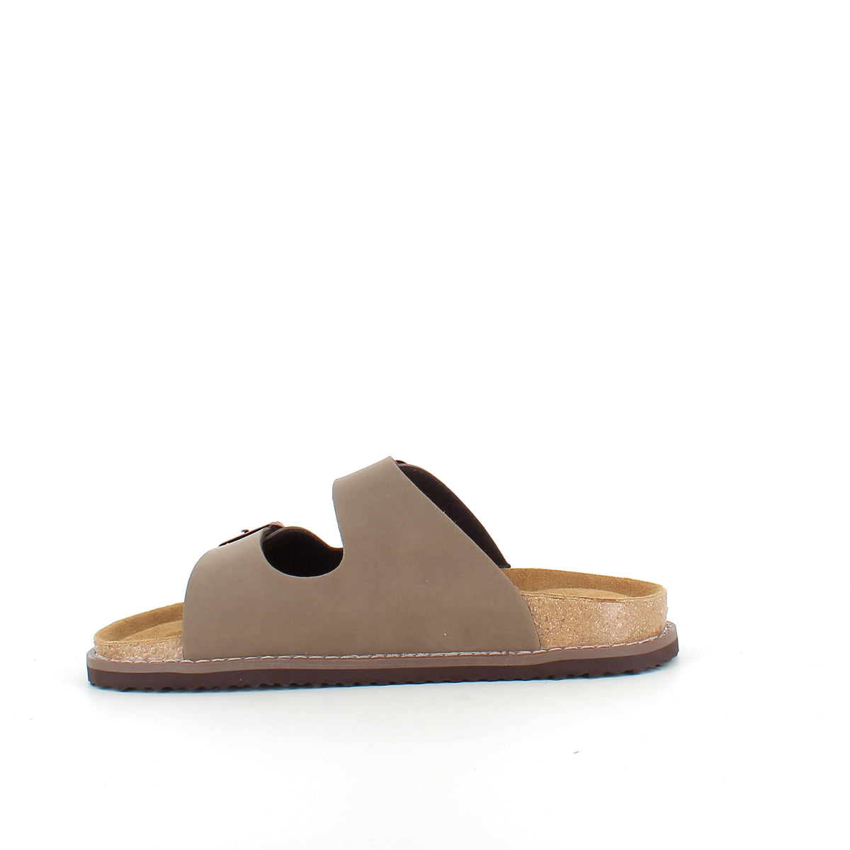 Slip on biosandal i brun – blød komfort & støtte fra Sygeplejebutikken