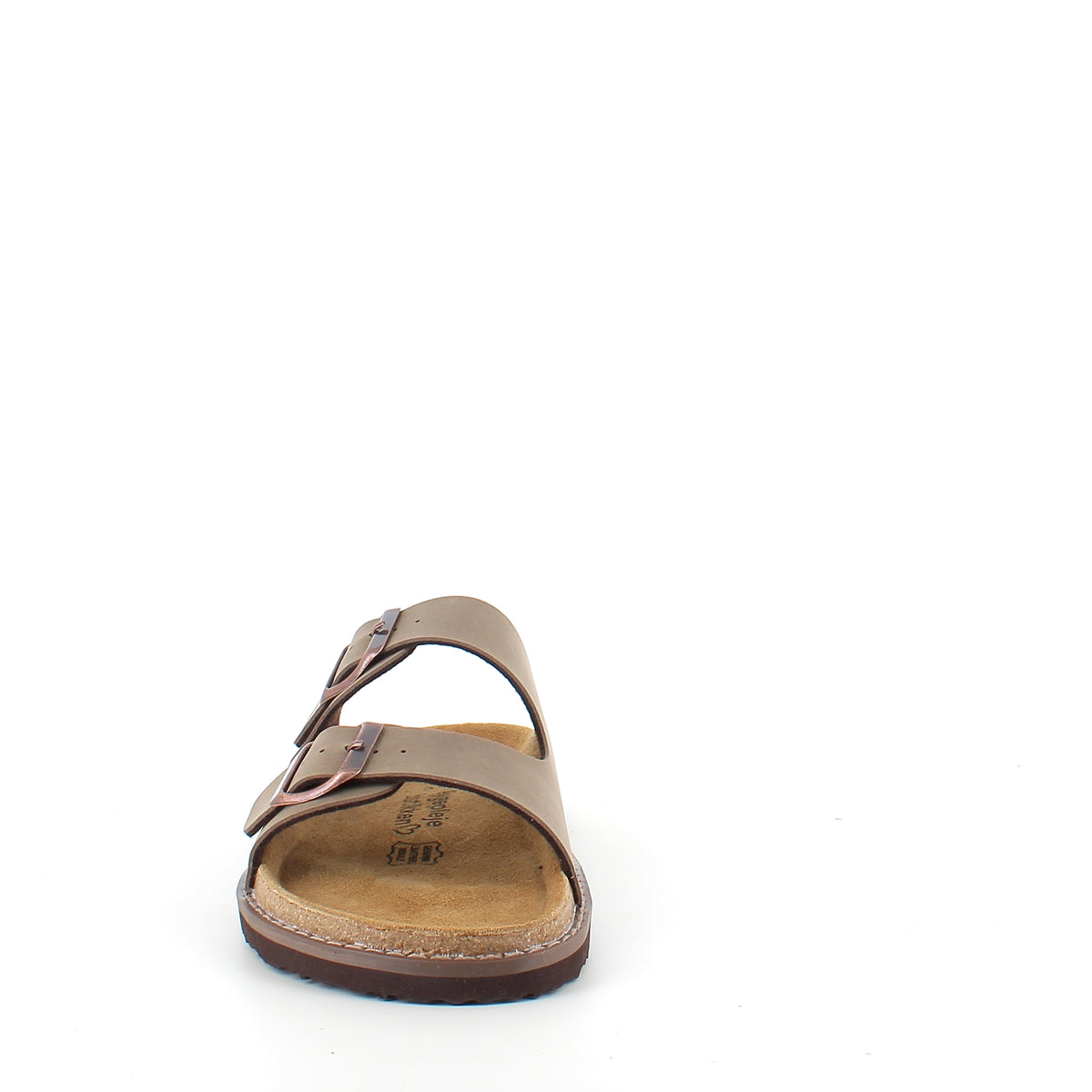 Slip on biosandal i brun – blød komfort & støtte fra Sygeplejebutikken