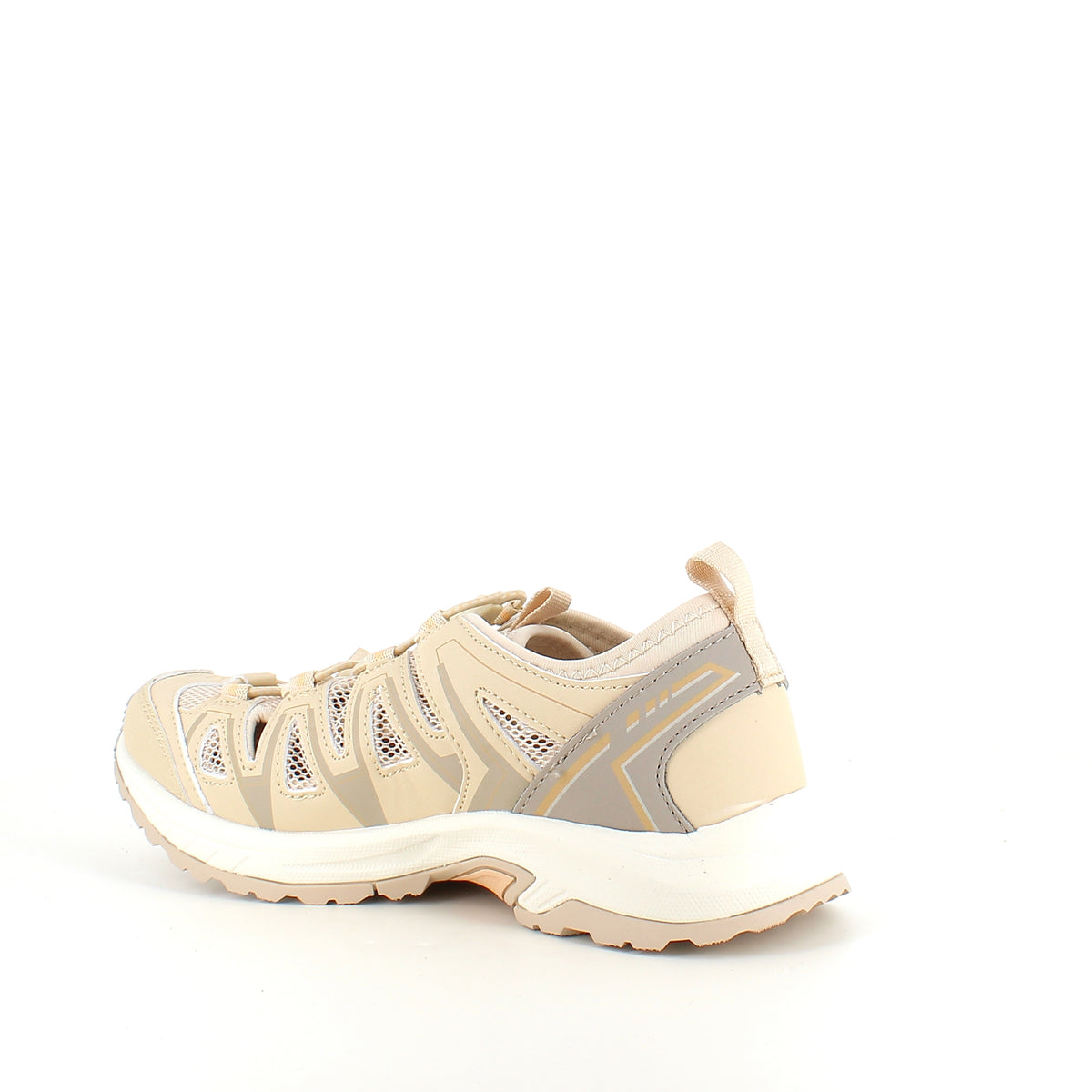 Whistler Puente W Shoe – åndbar sneaker i beige med elastiksnøre
