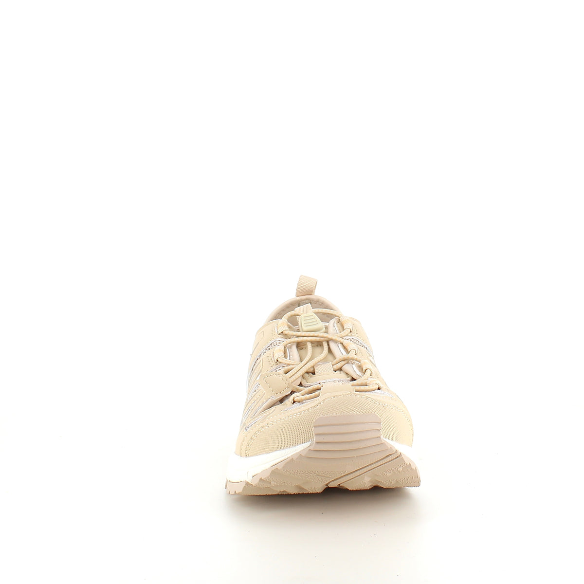 Whistler Puente W Shoe – åndbar sneaker i beige med elastiksnøre