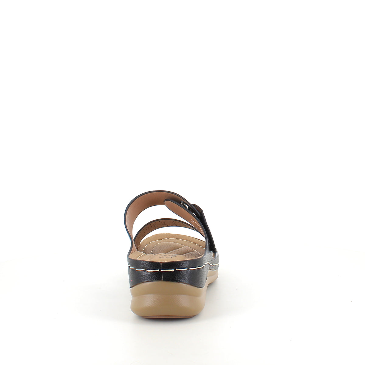 Kilehæl sandal – sort model