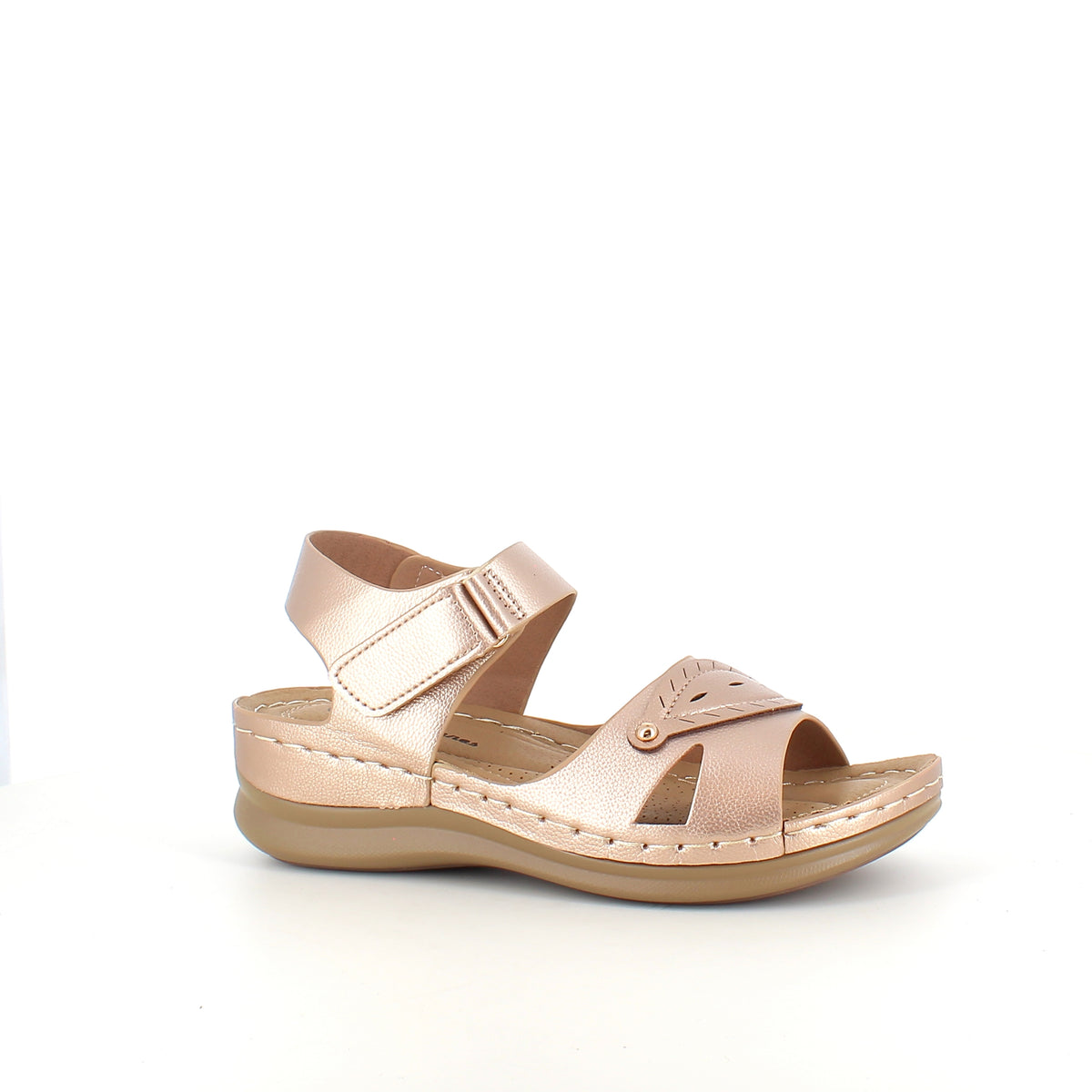 Sandal i Rose Gold – letvægtssandal med feminint udtryk