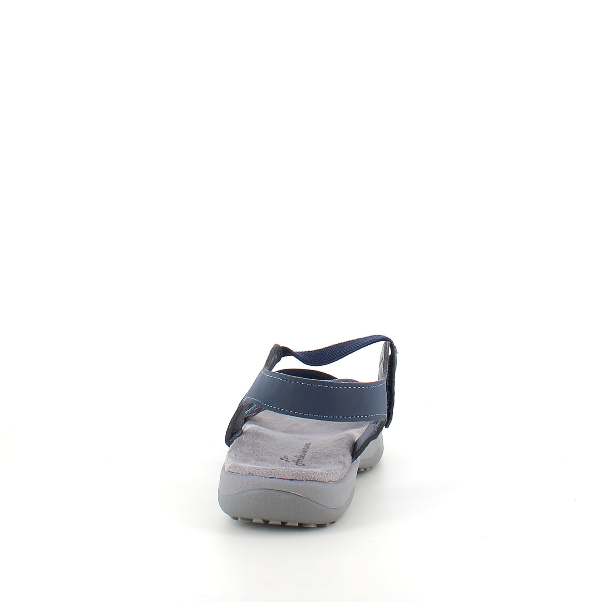Navy sandal med elastikremme & velcro – rolig & maritim stil