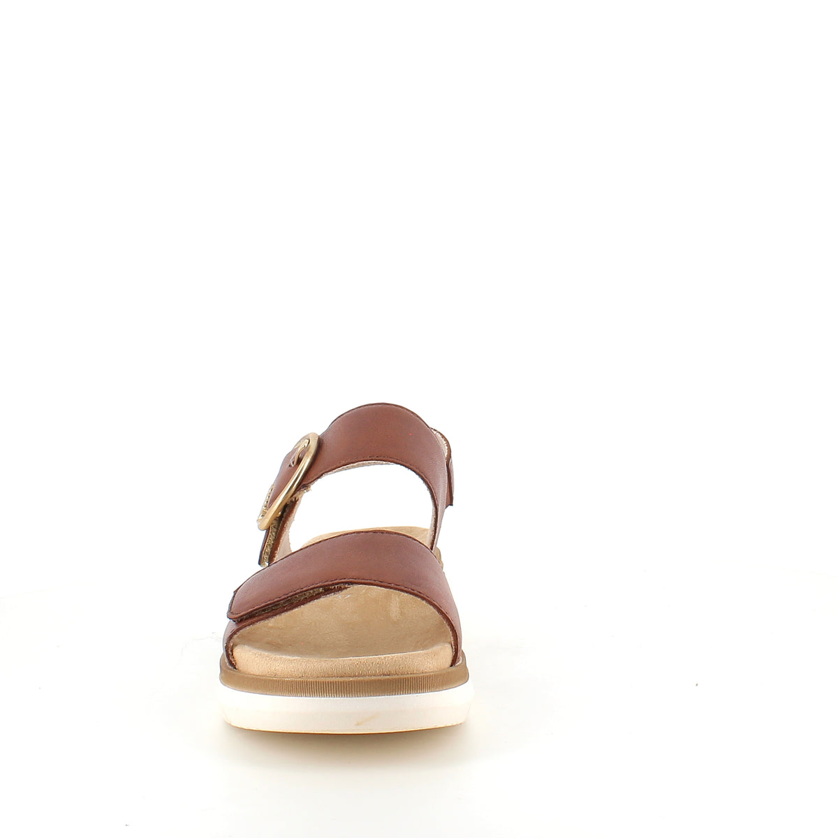 Remonte sandal i brun til dame – elegant komfort med Soft-sål