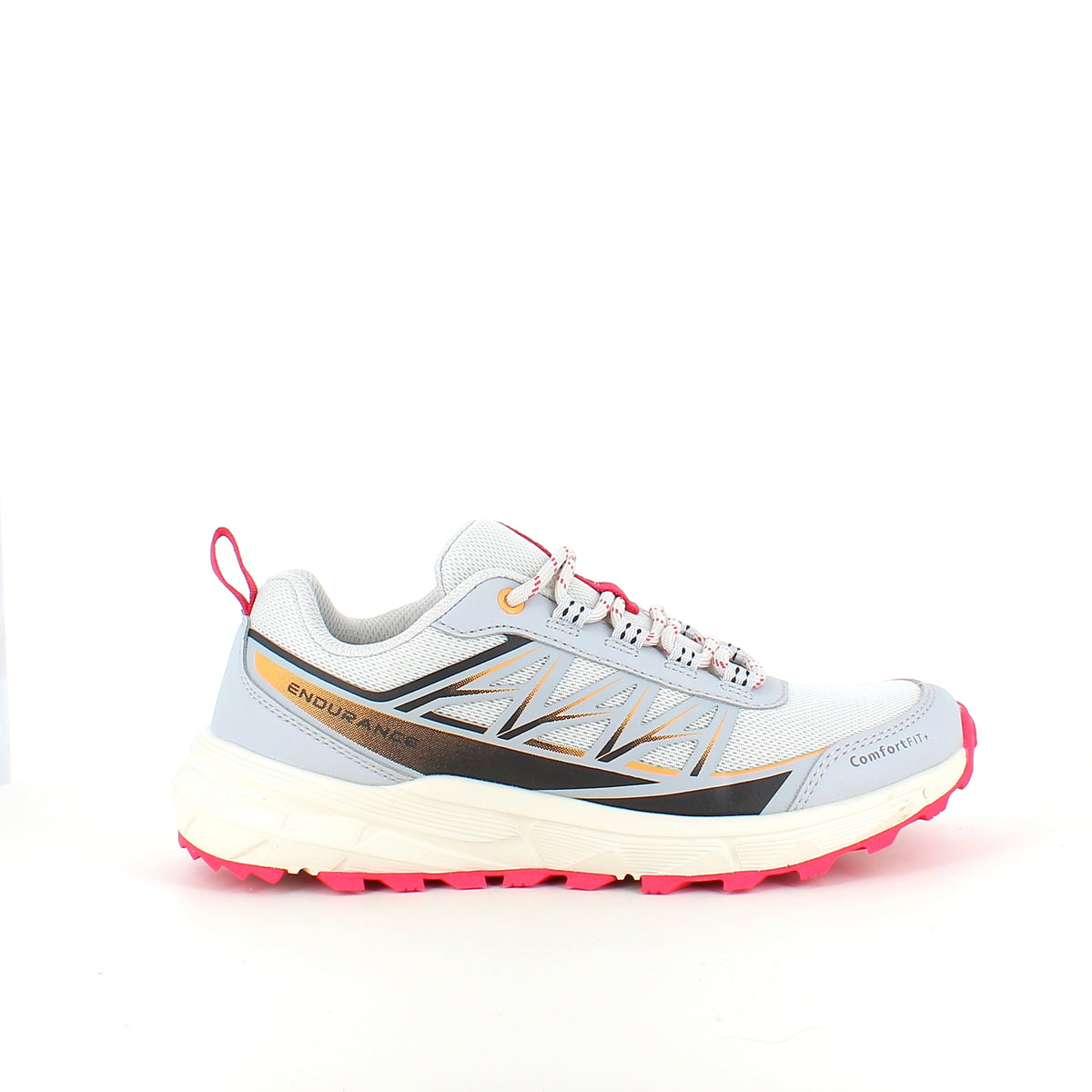 Endurance Fadell sneaker i Glacier Grey med pink detaljer