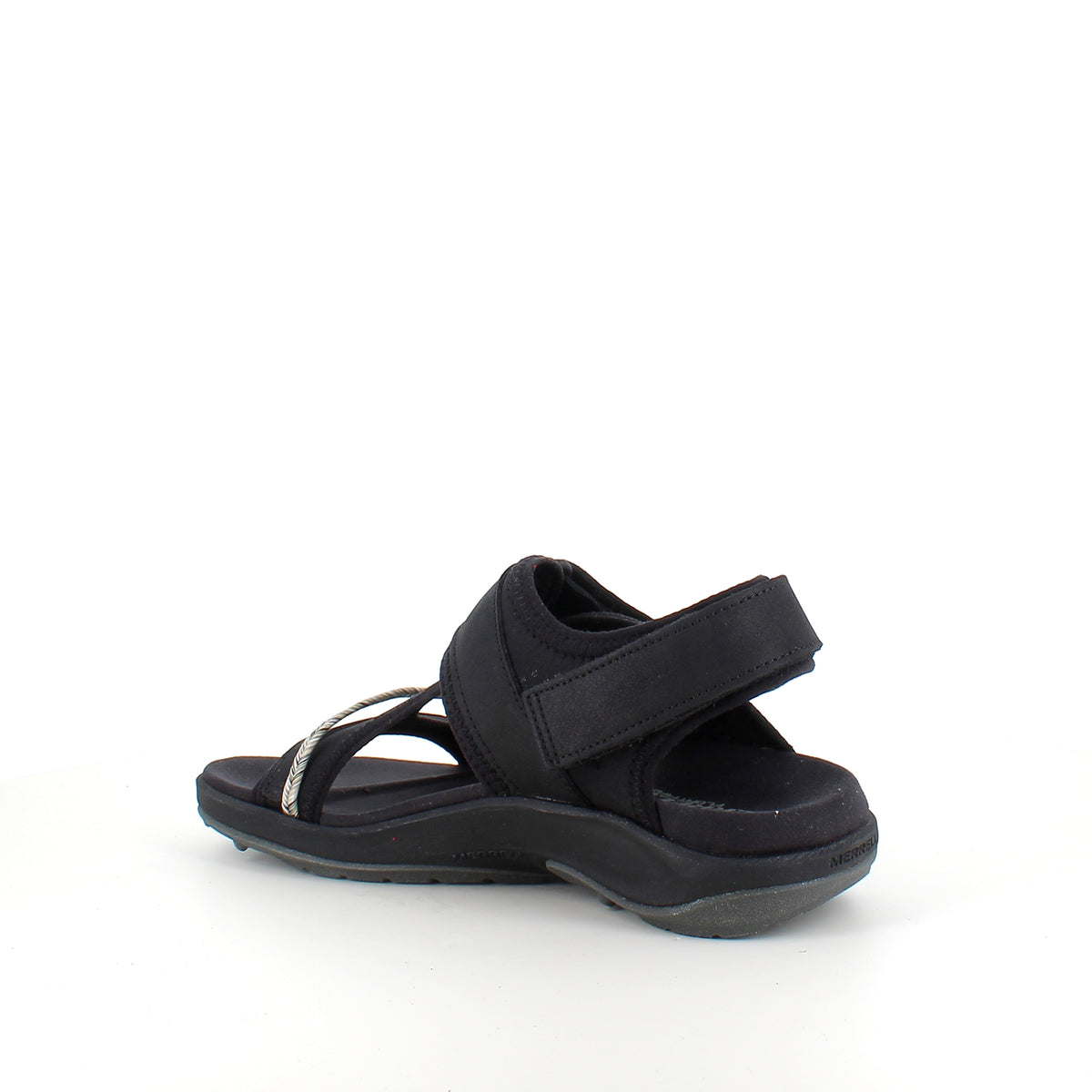 Sort Merrell sandal – komfortabel sandal med justerbar pasform