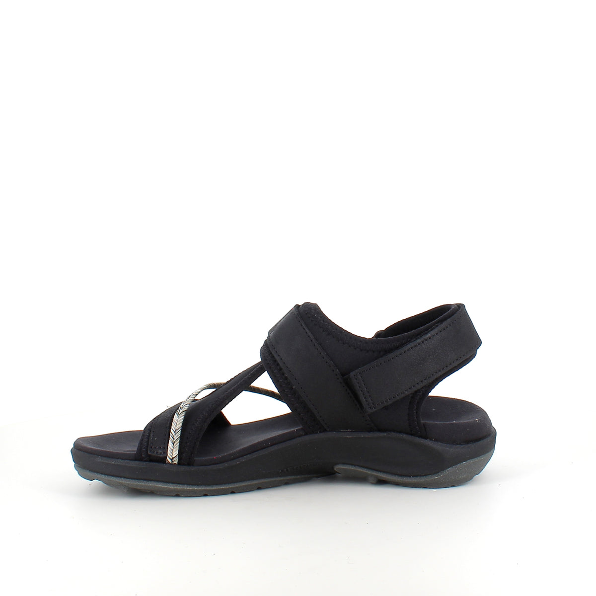 Sort Merrell sandal – komfortabel sandal med justerbar pasform
