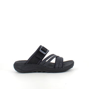 Sort Merrell sandal – let og stødabsorberende til hverdag og arbejde