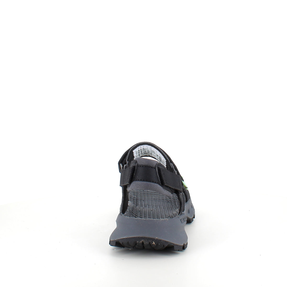 Sort Merrell sandal med stødabsorberende komfort til aktiv hverdag