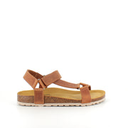Crazy Brandi sandal i brun skind med fast pasform