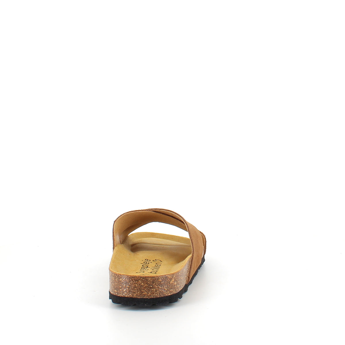 Serraje Roble – brun slip on sandal med krydsremme & komfort
