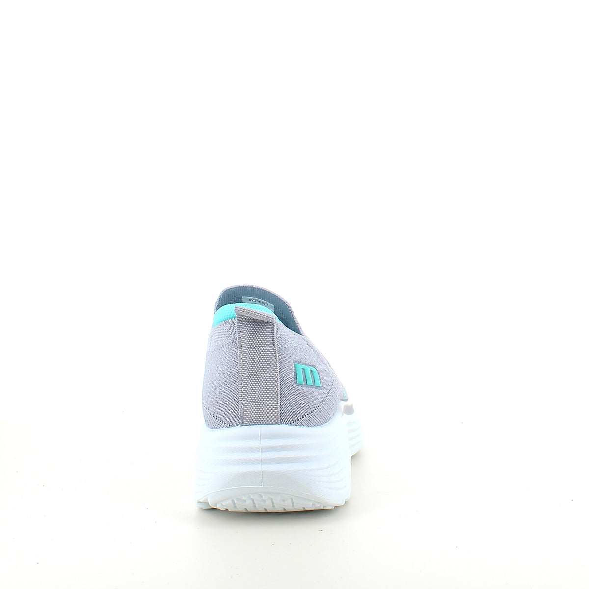 Grå slip-on komfort sneaker med stødabsorbering & åndbart strik