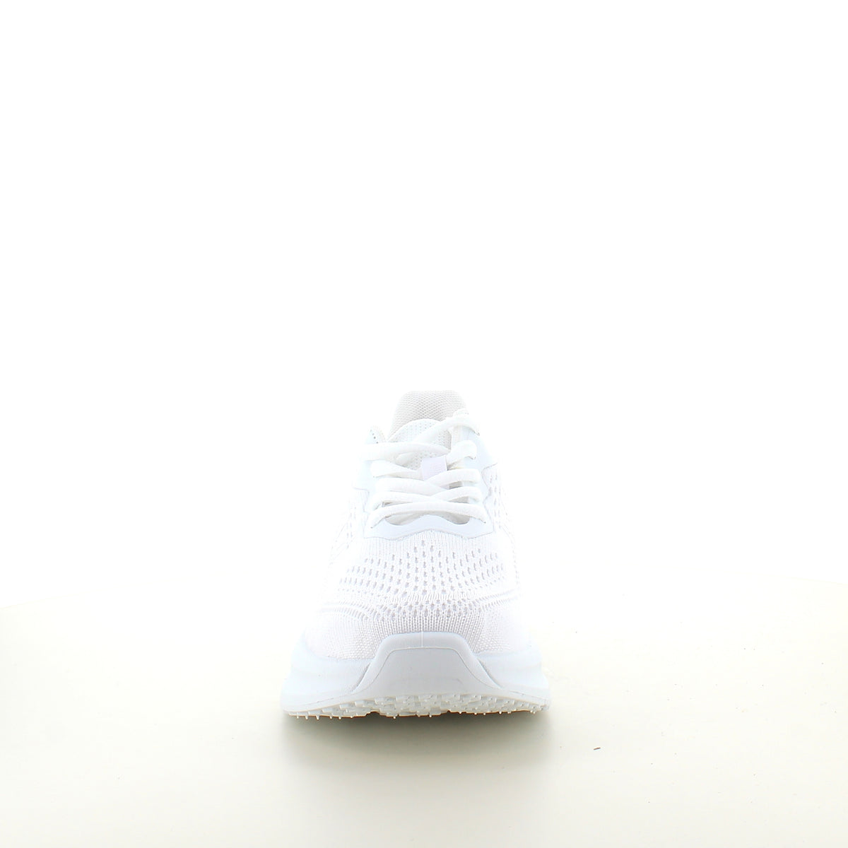 Hvid letvægts sneaker med stødabsorbering & åndbart mesh