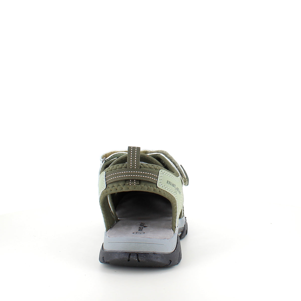 Robust vandresandal i khaki med god støtte