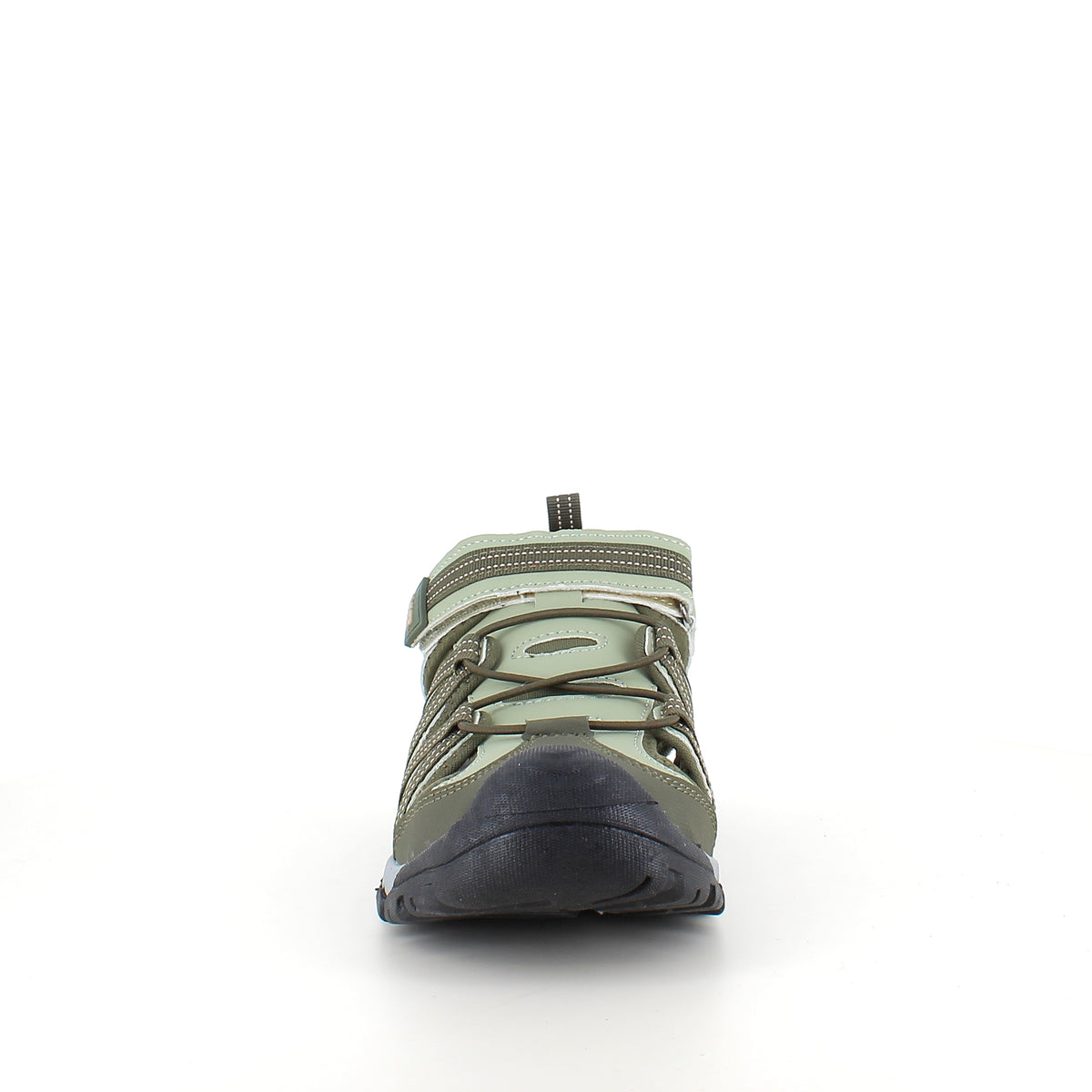 Robust vandresandal i khaki med god støtte