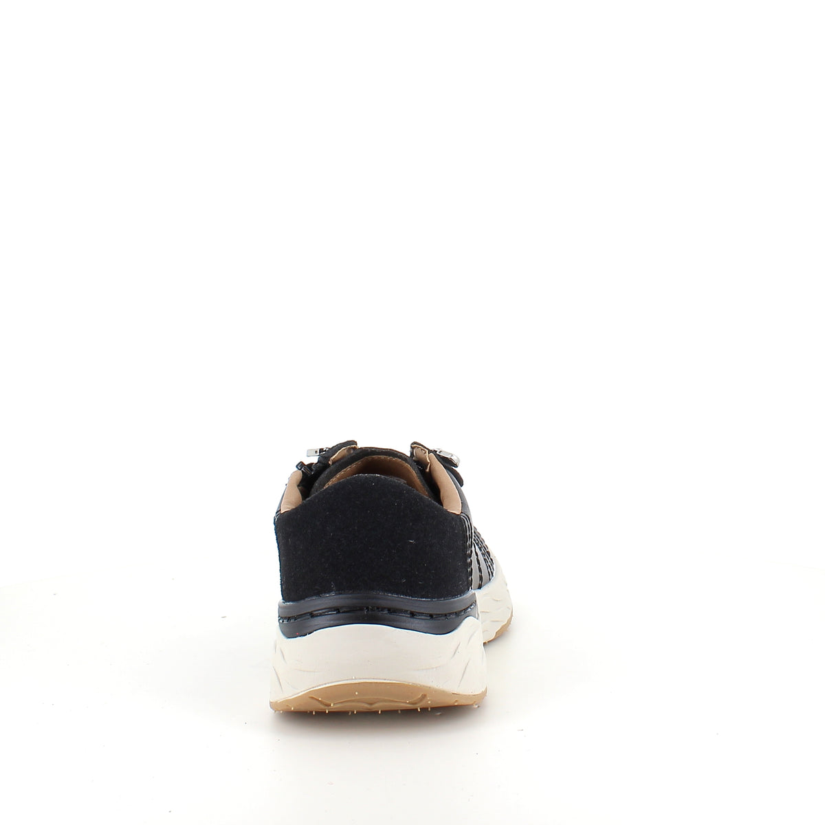Sort Whistler sneaker med stødabsorbering og praktisk lynlås