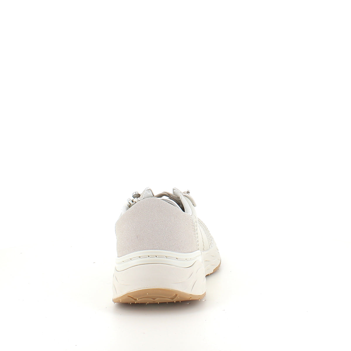 Beige Whistler sneaker med stødabsorbering og praktisk lynlås