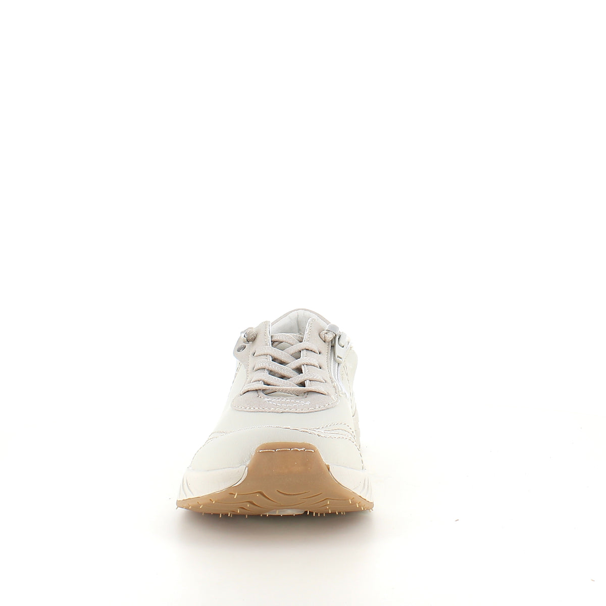Beige Whistler sneaker med stødabsorbering og praktisk lynlås