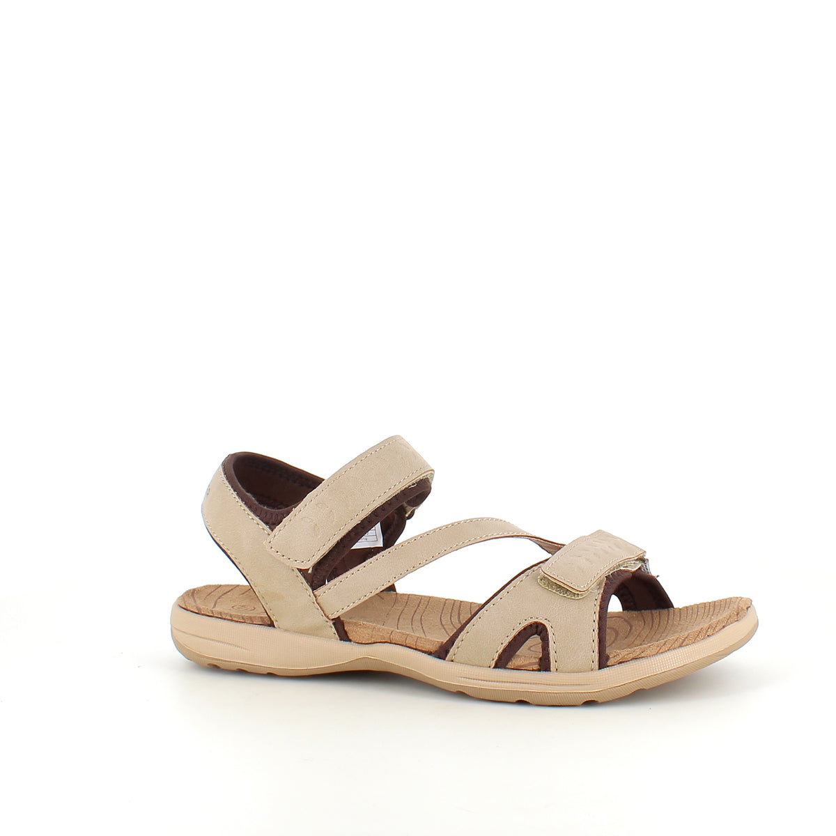 Whistler sandal i beige med stabil sål og justerbar pasform