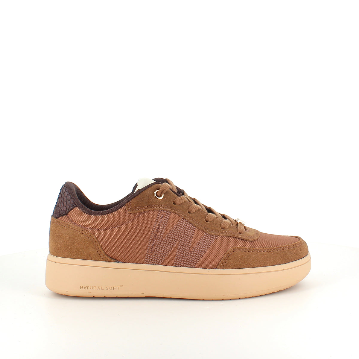 WODEN Line sneaker i caramel