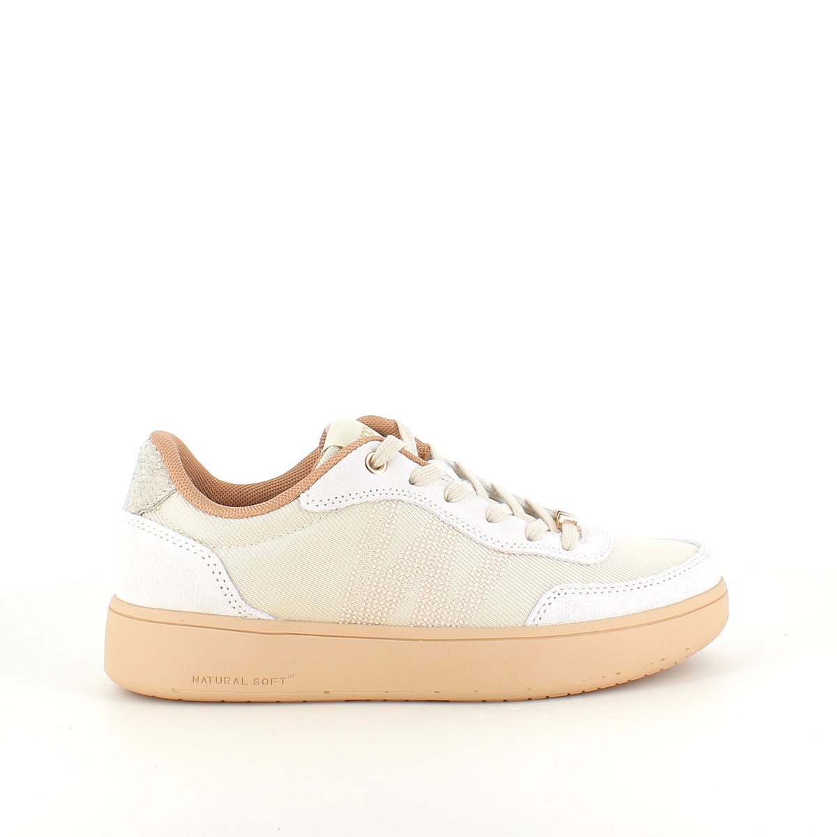 WODEN Line sneaker i ivory