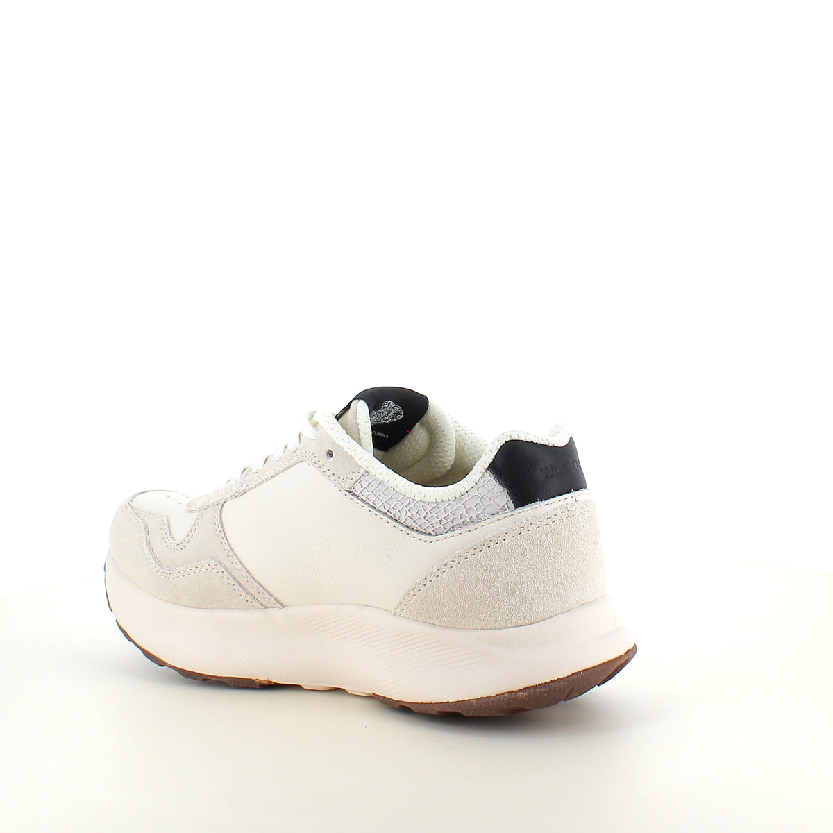 Mathilde Runner Leather – Blanc de Blanc fra WODEN