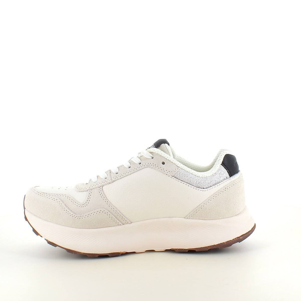 Mathilde Runner Leather – Blanc de Blanc fra WODEN