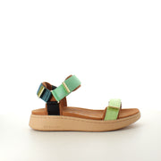Line sandal i Apple Green Multi fra WODEN