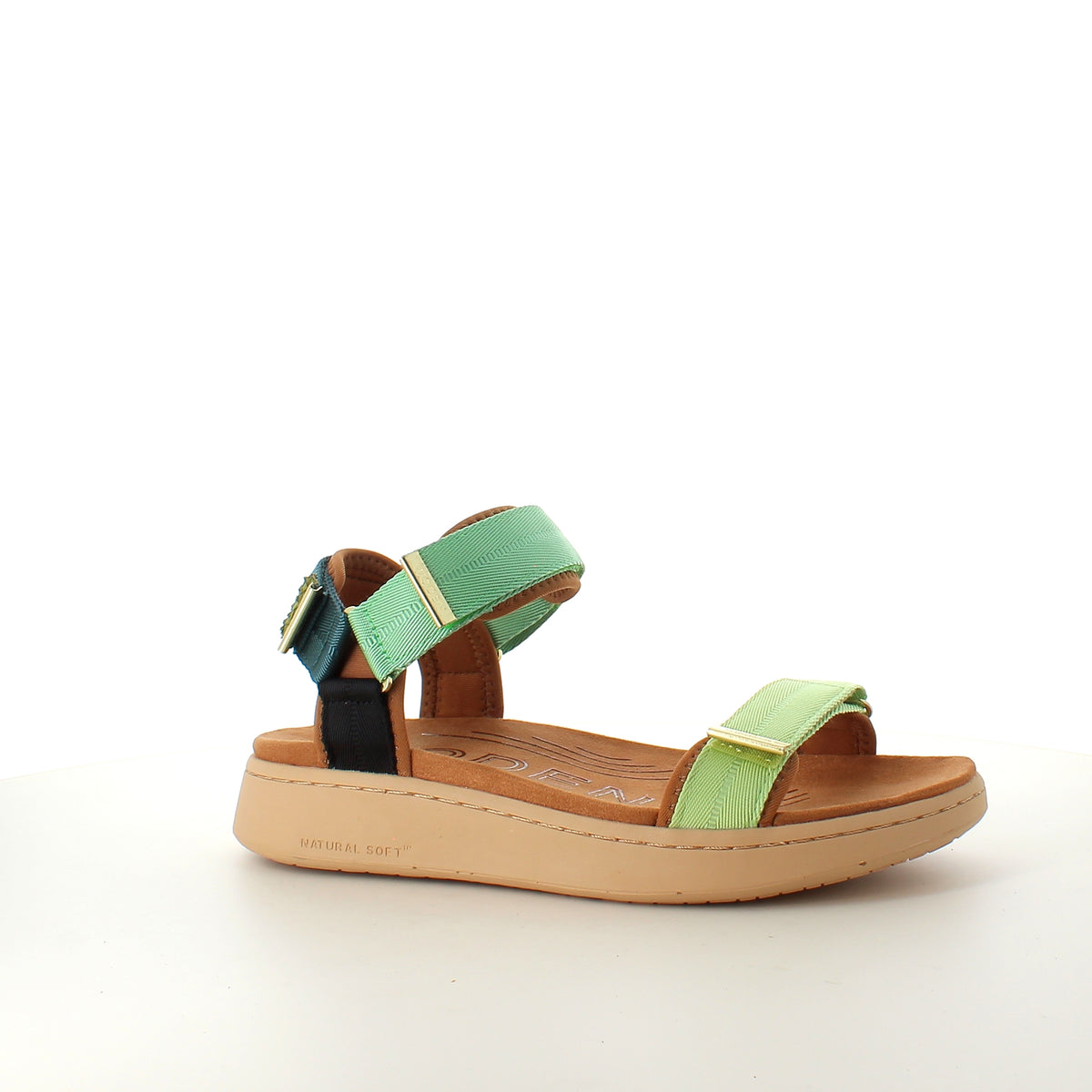 Line – Apple Green Multi – WODEN sandal