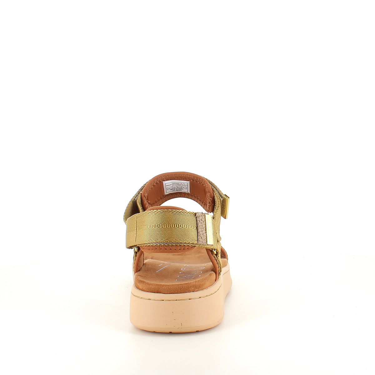 Woden sandal – Khaki (gylden nuance)