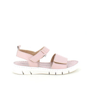 Blød og fleksibel skindsandal i rosa fra Relaxshoe