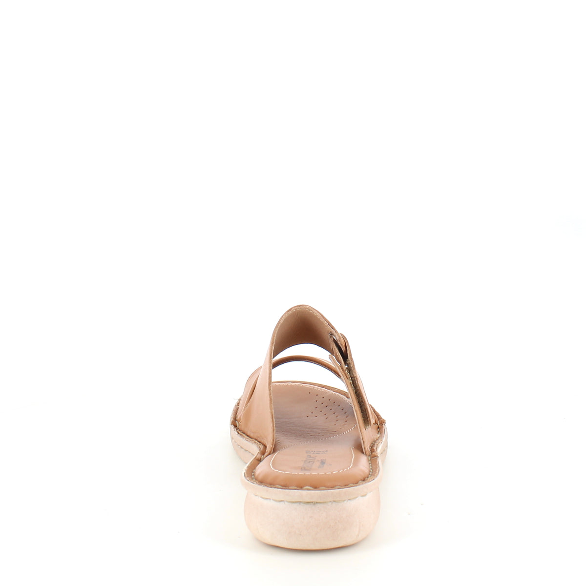 Brun skind slip on med justerbar rem fra Relaxshoe