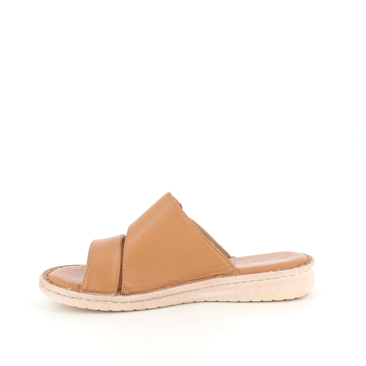 Brun skind slip on med justerbar rem fra Relaxshoe