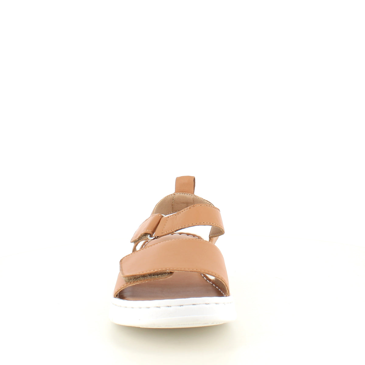 Lækker blød og fleksibel skindsandal i brun fra Relaxshoe
