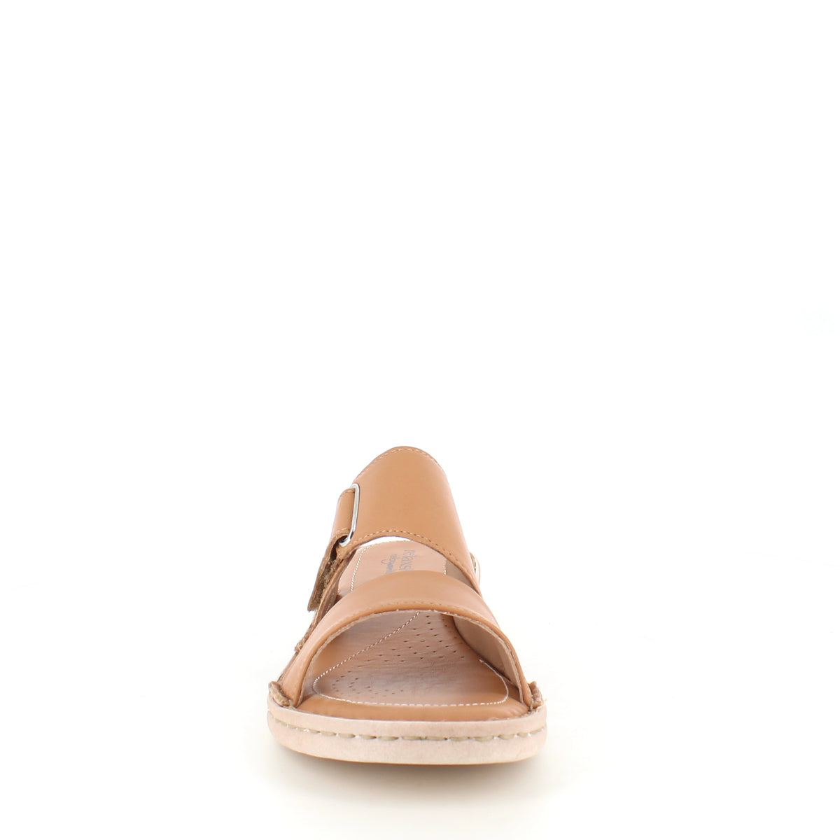 Brun skind slip on med justerbar rem fra Relaxshoe