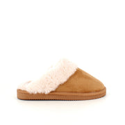 Brun slip on hjemmesko med god bredde
