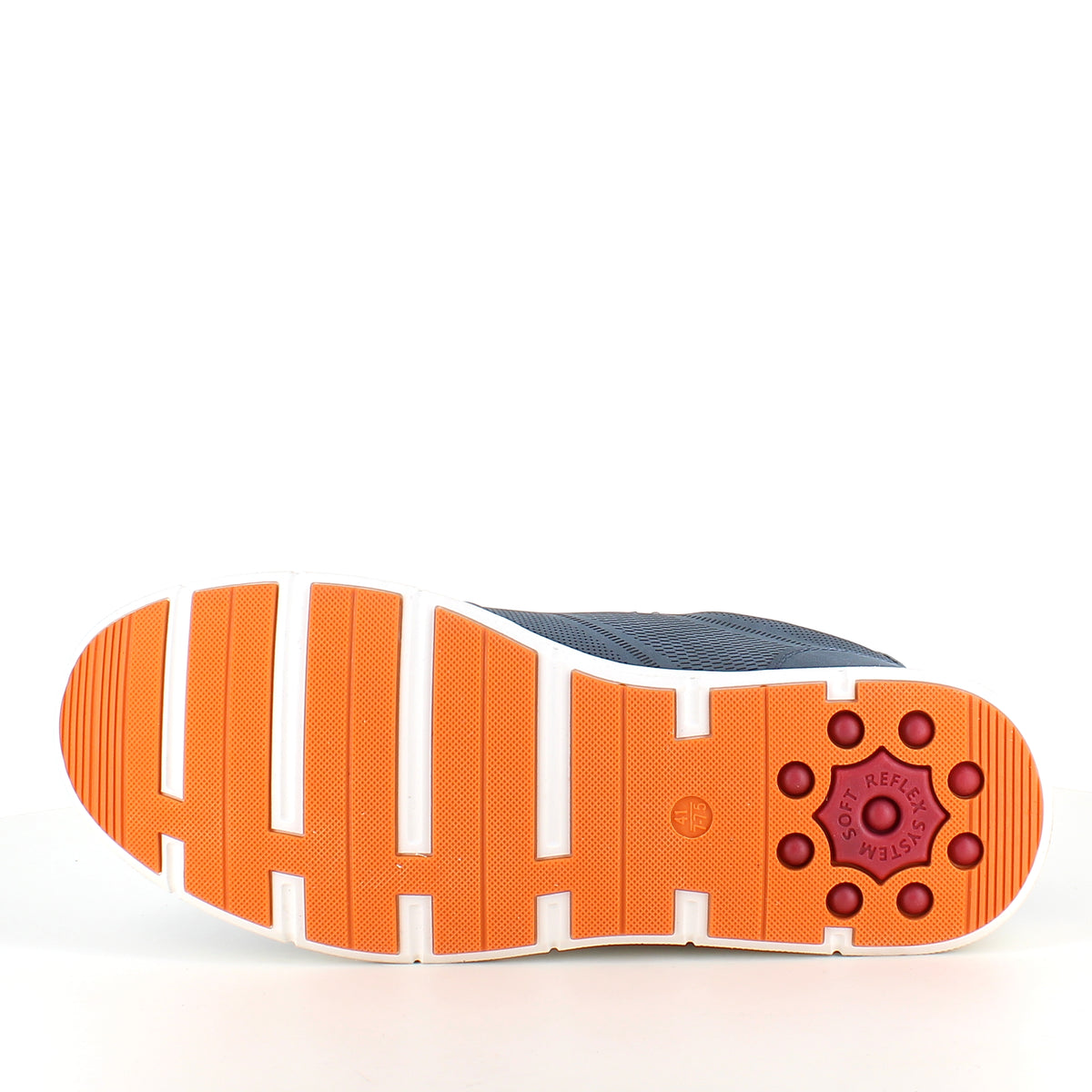 Relife sporty arbejdssko i navy med Soft Reflex-system