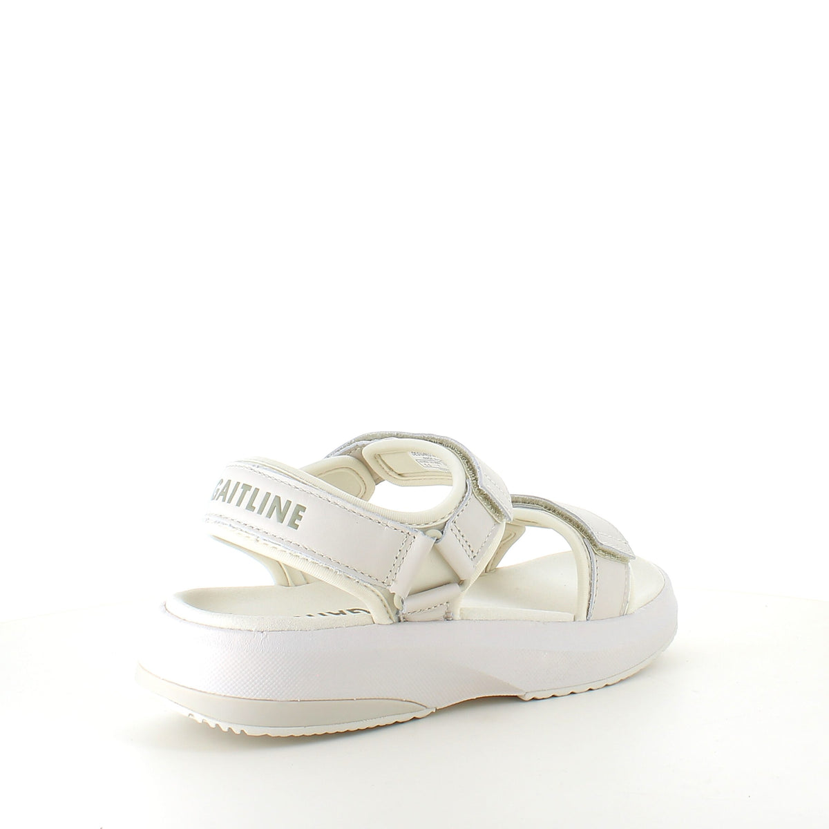 Gaitline sandal – hvid med hvid bund & SGL Technology™