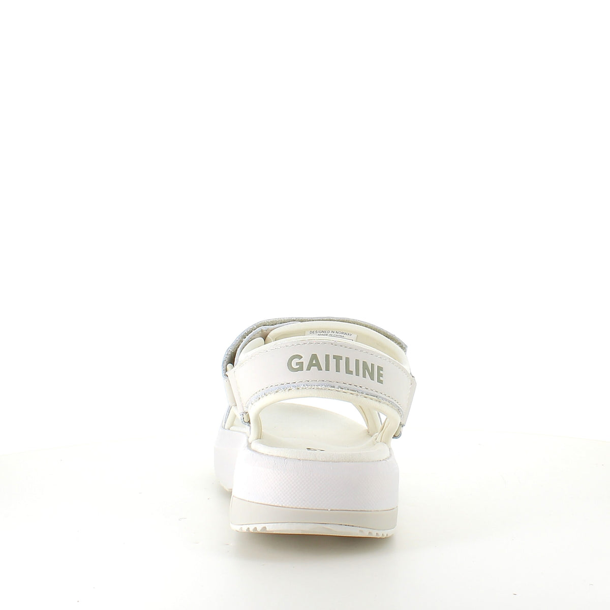 Gaitline sandal – hvid med hvid bund & SGL Technology™