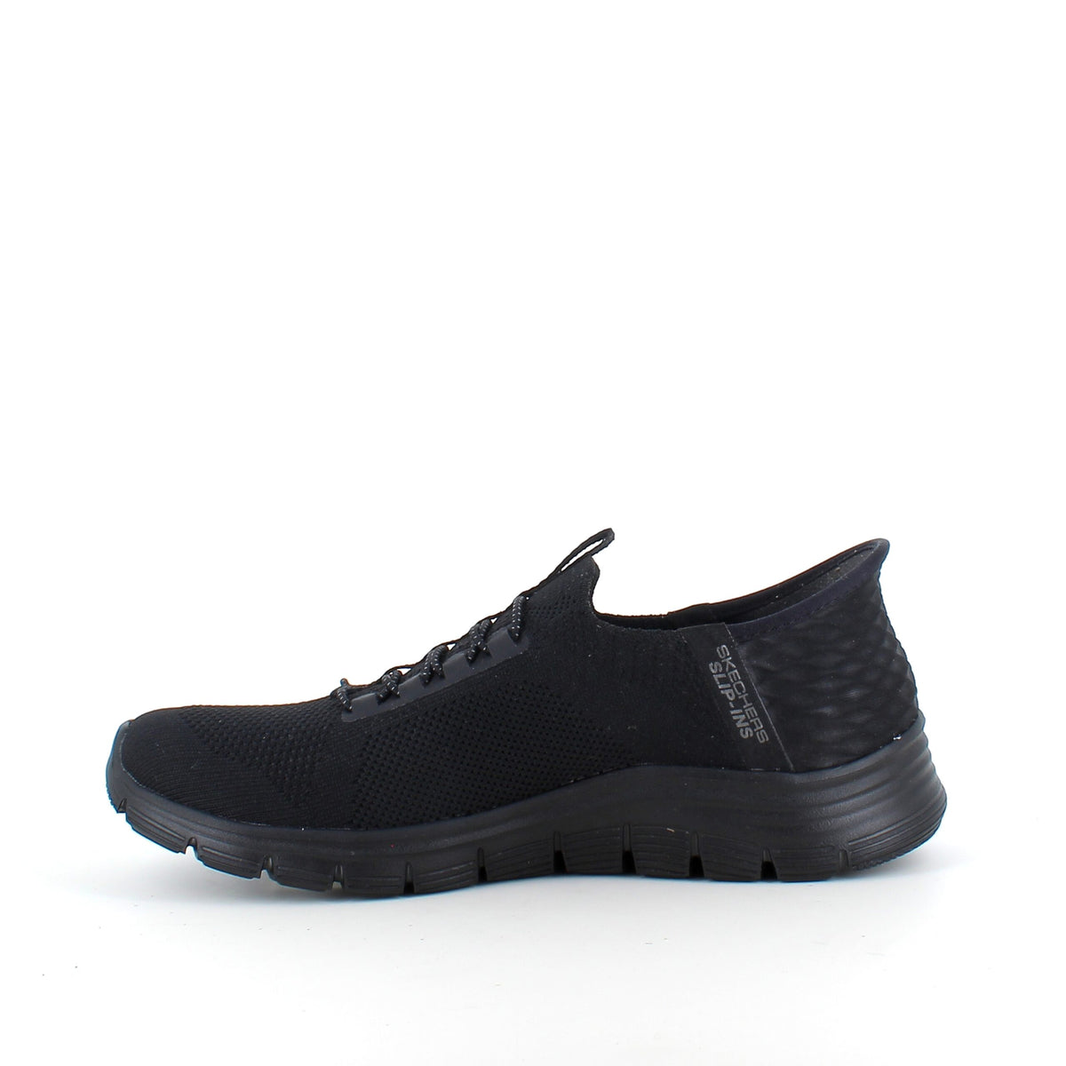 Sort Skechers slip-ins med svangstøtte