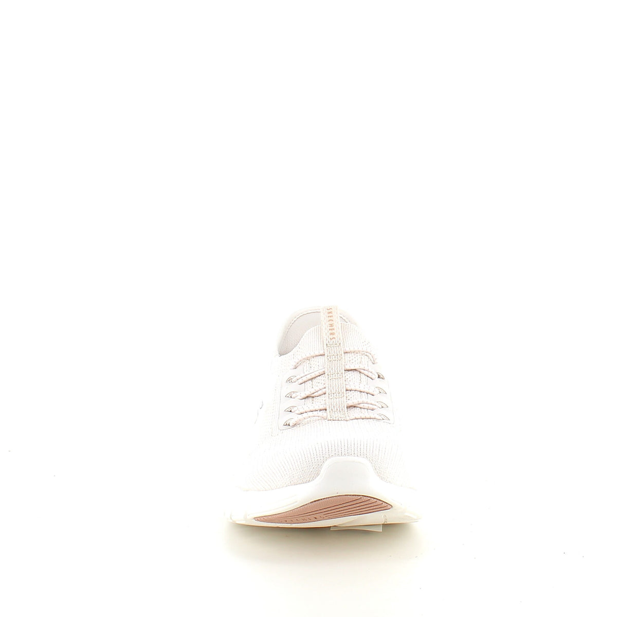 Beige Skechers slip-ins med svangstøtte