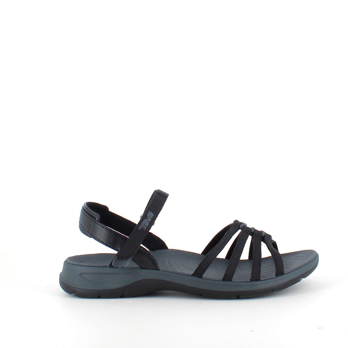 Sort Teva Tirra Traveler sandal med svangstøtte og let vægt