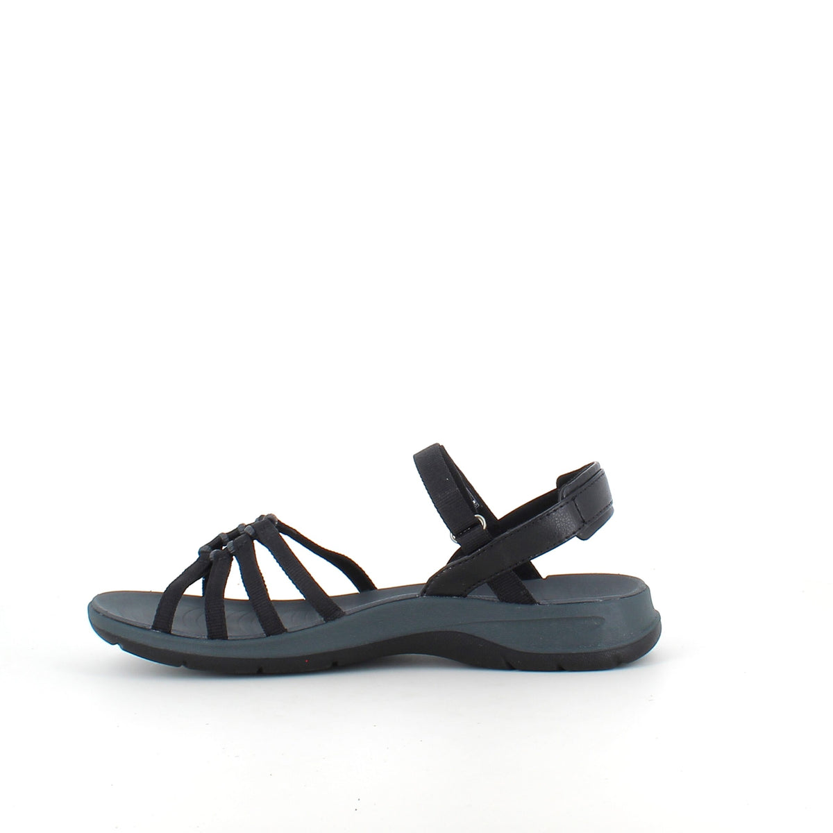 Sort Teva Tirra Traveler sandal med svangstøtte og perfekt pasform